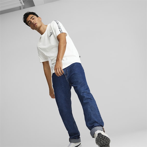 Essential TAPE CAMO Men's Regular Fit T-Shirt, PUMA White, extralarge-IND