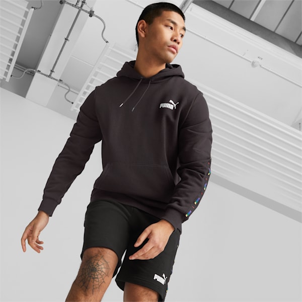 Chandail à capuchon LOVE IS LOVE Homme, PUMA Black, extralarge