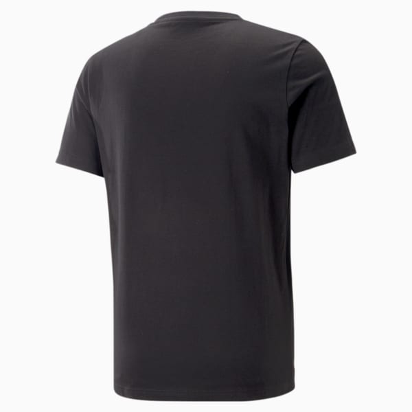 Essentials+ Logo Lab Men's Regular Fit T-Shirt, PUMA Black, extralarge-IND