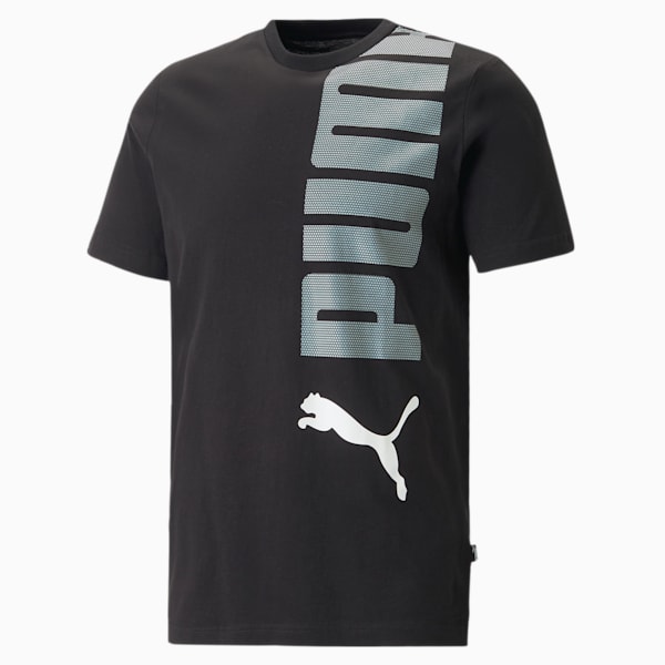 Essentials+ Logo Lab Men's Regular Fit T-Shirt, PUMA Black, extralarge-IND