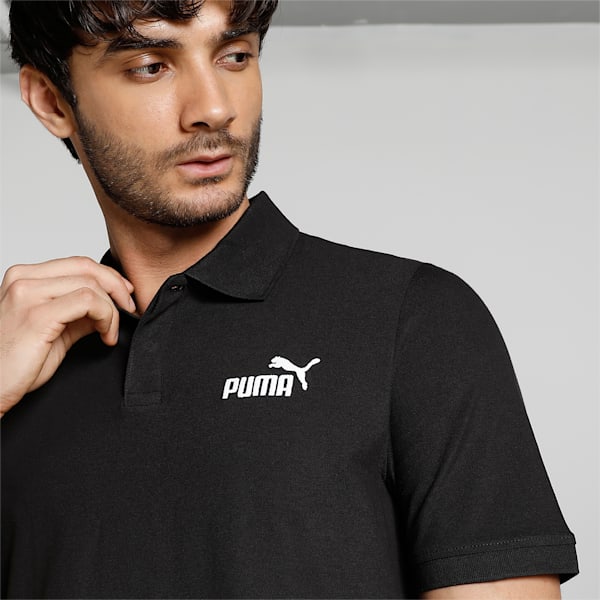 ELEVATED Men's Regular Fit Polo, PUMA Black, extralarge-IND