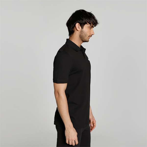 ELEVATED Men's Regular Fit Polo, PUMA Black, extralarge-IND