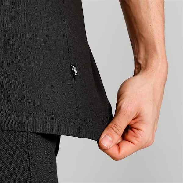 Essential ELEVATED Men's Regular Fit Polo, PUMA Black, extralarge-IND