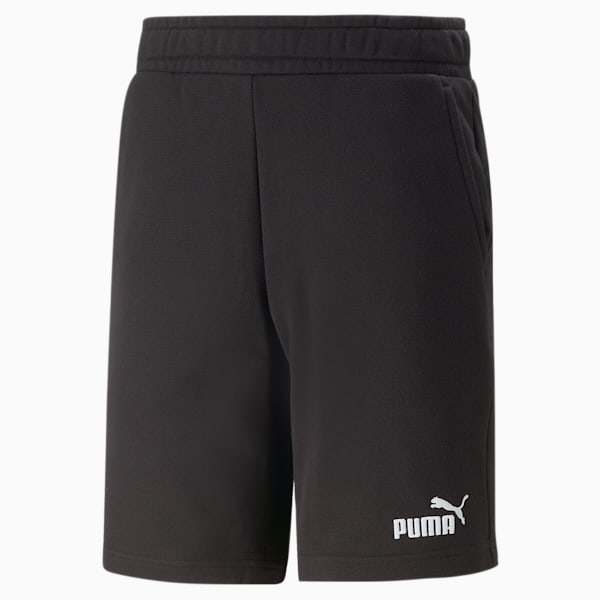 Essential ELEVATED Pique Men's Regular Fit Shorts, PUMA Black, extralarge-IND