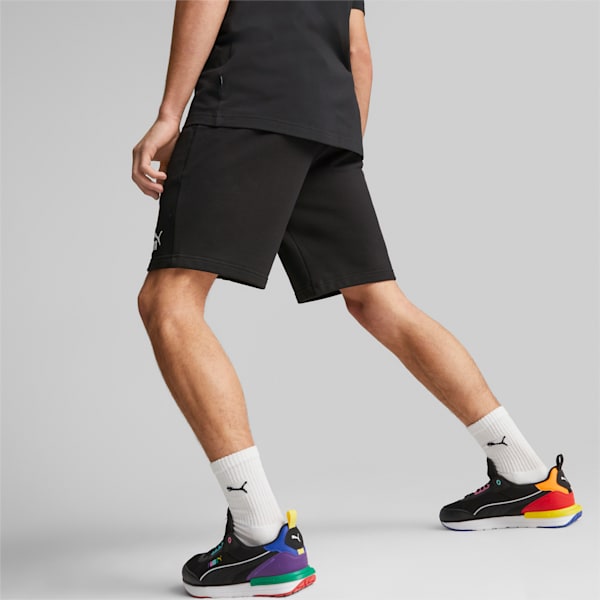 Essential ELEVATED Pique Men's Regular Fit Shorts, PUMA Black, extralarge-IND