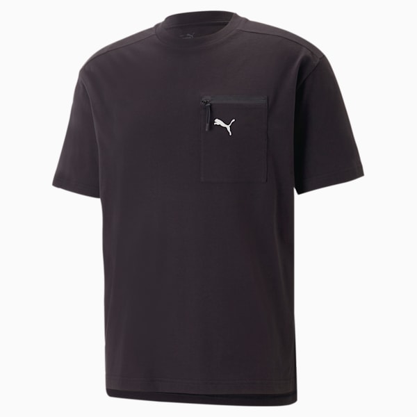 OPEN ROAD Men's Relaxed Fit T-Shirt, PUMA Black, extralarge-IND