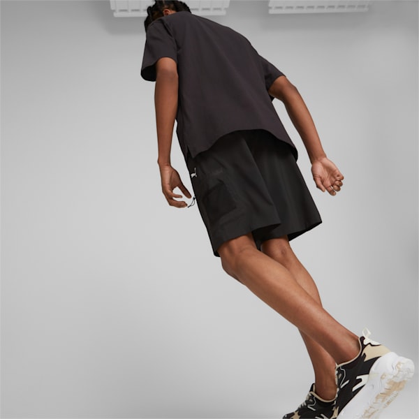 OPEN ROAD Woven Men's Regular Fit Shorts, PUMA Black, extralarge-IND