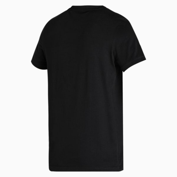 PUMA Logo Men's Slim Fit T-Shirt, Puma Black, extralarge-IND