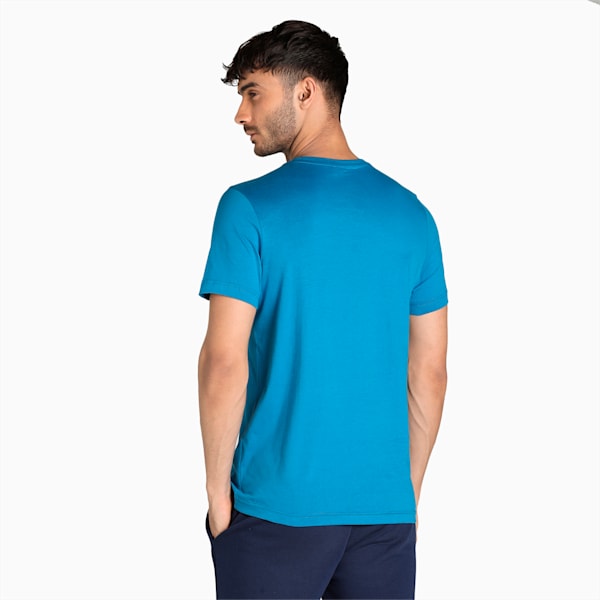 Graphic Men's Slim Fit T-Shirt, Vallarta Blue, extralarge-IND