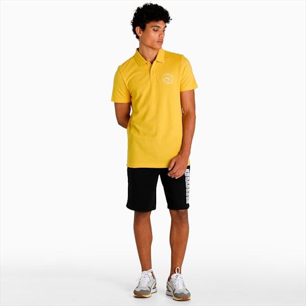 Graphic Men's Slim Fit Polo, Bamboo, extralarge-IND