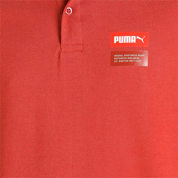 Original SW Graphic Men's Slim Fit Polo, Chili Oil, extralarge-IND