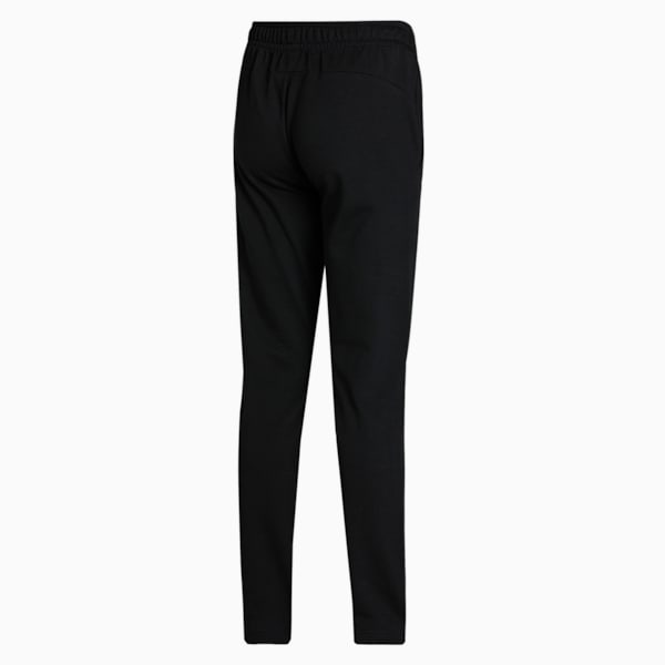 Cat Logo Men's Slim Fit Pants, Puma Black, extralarge-IND