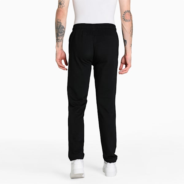Cat Logo Men's Slim Fit Pants, Puma Black, extralarge-IND