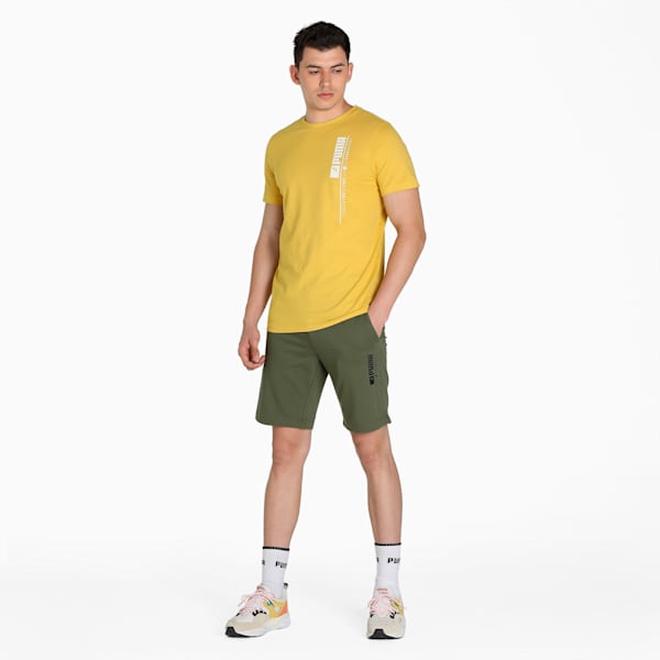 19 Forty Eight Graphic Men's Shorts, Dark Green Moss, extralarge-IND