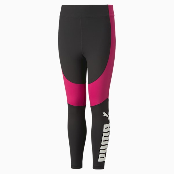 FAV High-Waist Youth Tights, PUMA Black-Orchid Shadow, extralarge-AUS