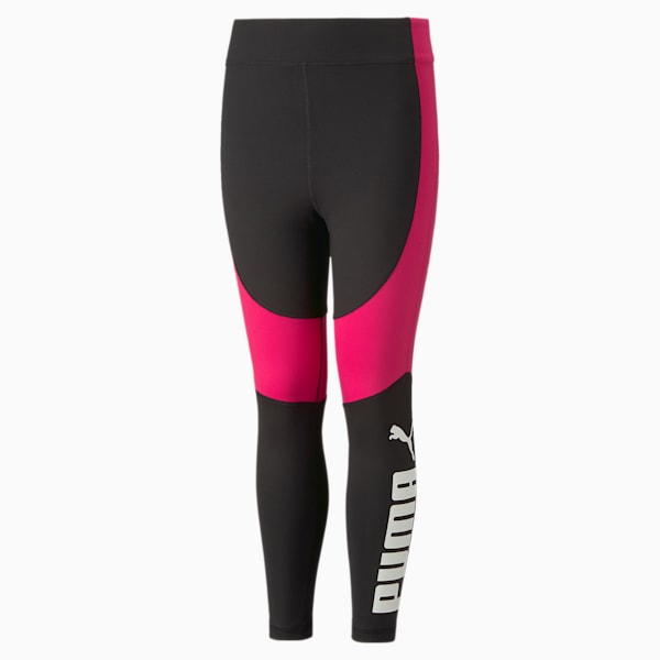 FAV High-Waist Youth Tights, PUMA Black-Orchid Shadow, extralarge-IND