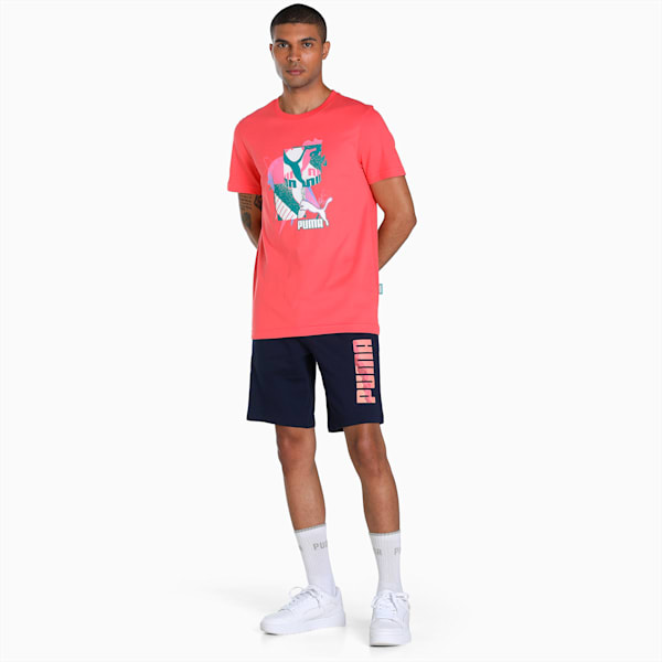 Graphic Men's Shorts, Peacoat, extralarge-IND