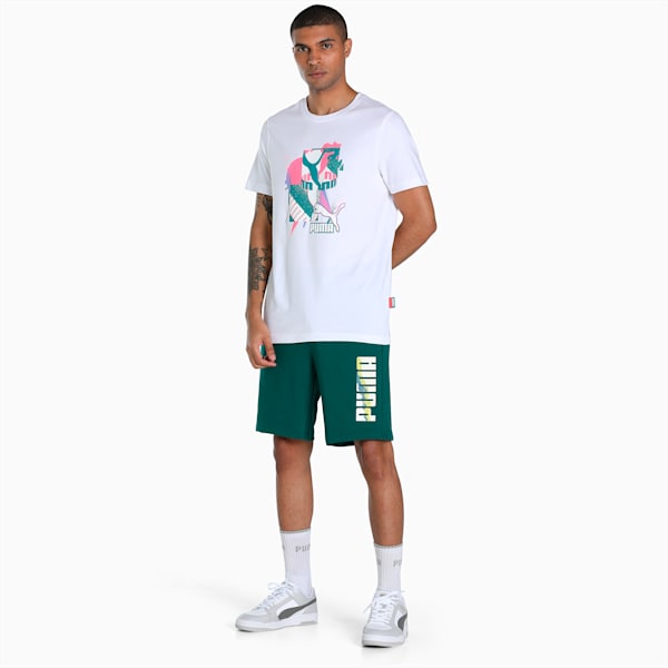 Graphic Men's Shorts, Varsity Green, extralarge-IND