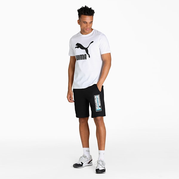 Worldwide Graphic Men's Shorts, Puma Black, extralarge-IND