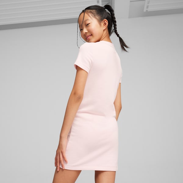 Essentials+ Logo Girls' Dress, Whisp Of Pink, extralarge