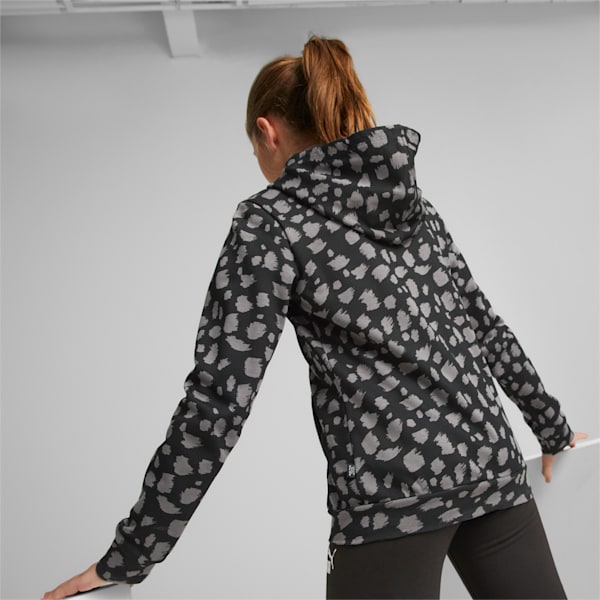 Essentials+ Animal Full-Zip Hoodie Youth, PUMA Black, extralarge-GBR