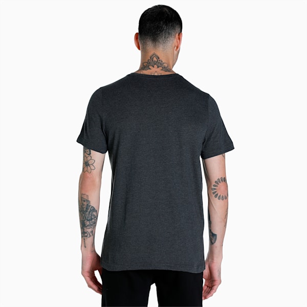 N1 Logo Men's Slim Fit T-Shirt, Puma Black Heather, extralarge-IND