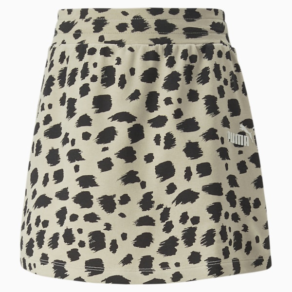 Essentials+ Animal All Over Print Girls Skirt, Granola