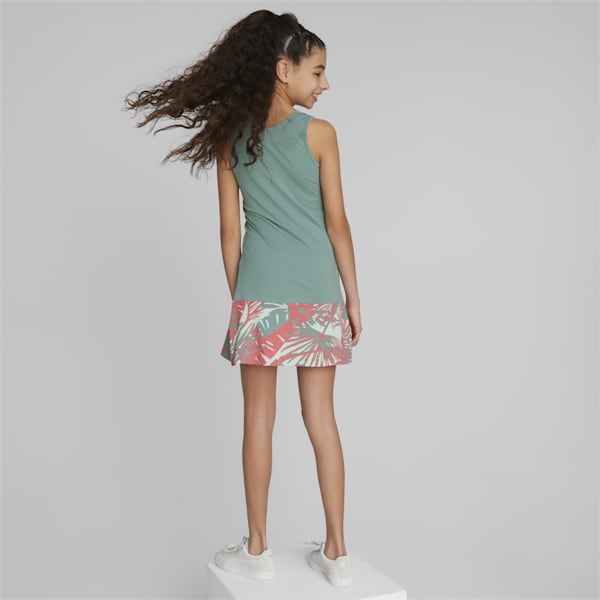 FLOWER POWER Youth Slim Fit Dress, Adriatic, extralarge-IND