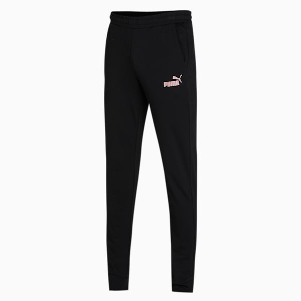 Criss-Cross Logo Men's Slim Fit Pants, Puma Black, extralarge-IND