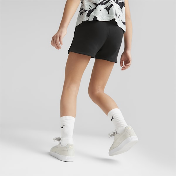 FLOWER POWER Youth Regular Fit Shorts, PUMA Black, extralarge-IND