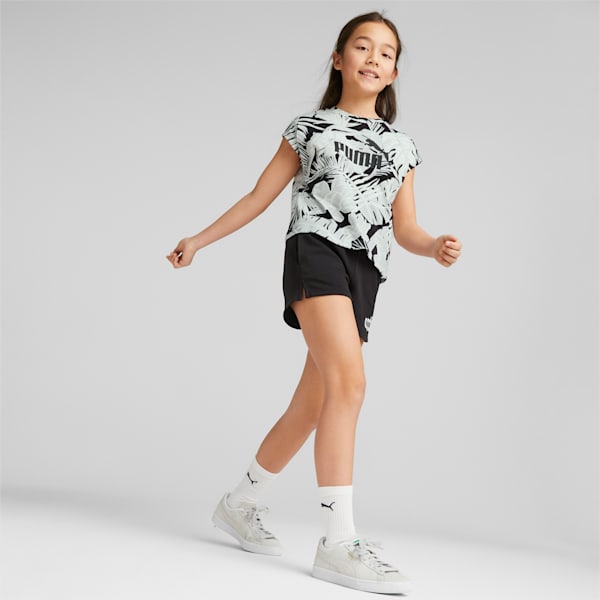 Essentials+ All Over Print Girls Relaxed Fit Tank Top, PUMA White, extralarge-IND