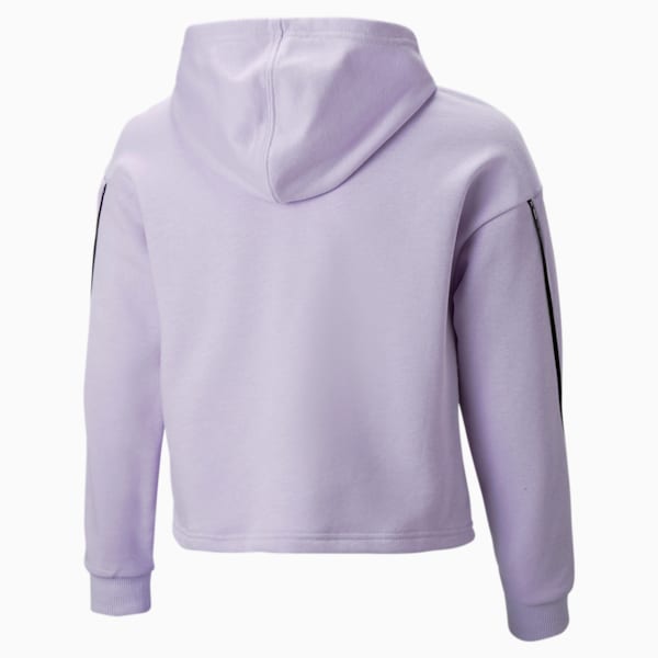 Puma stripe crop hoodie 2025