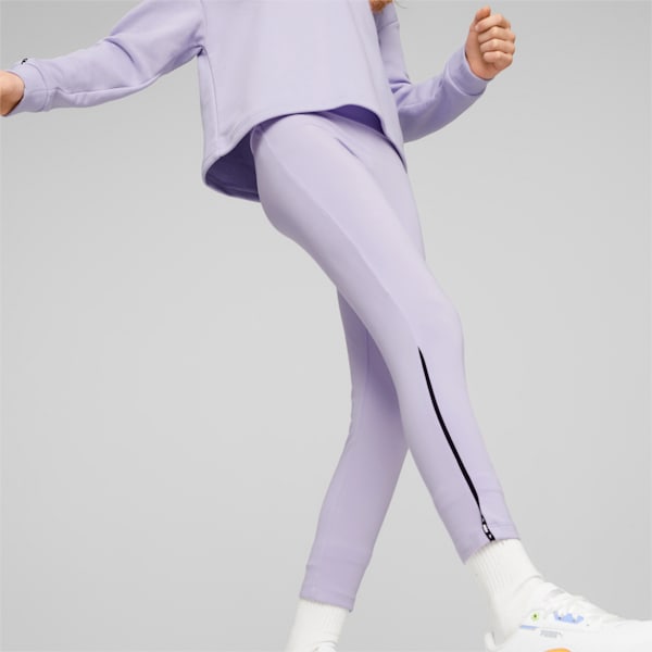 PUMA Power Tape 7/8 Leggings Youth, Vivid Violet, extralarge