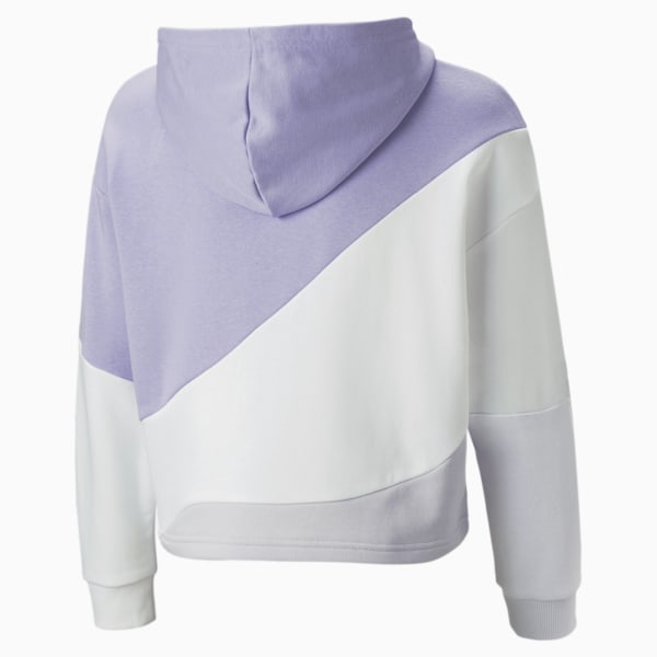 Power Cat Girls' Hoodie, Vivid Violet, extralarge