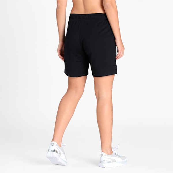 Graphic Women's Relaxed Fit Shorts, Puma Black, extralarge-IND