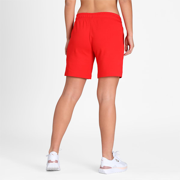 Graphic Women's Relaxed Fit Shorts, Rosette, extralarge-IND