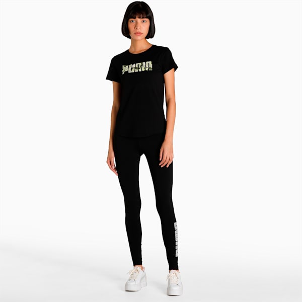 Camo Graphic Logo Women's Regular Fit T-Shirt, Puma Black, extralarge-IND