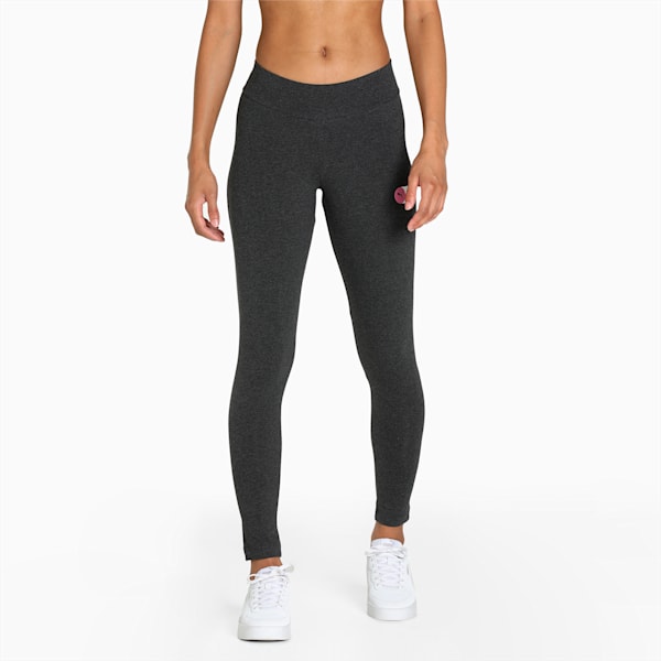 Swipe Graphic Logo Women's Tights, Dark Gray Heather, extralarge-IND