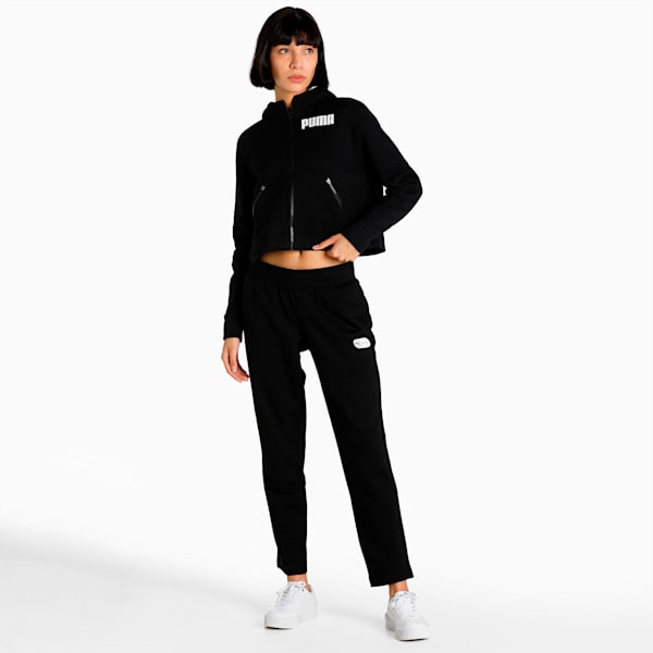 Swipe Graphic Women's Regular Fit Pants, Puma Black, extralarge-IND