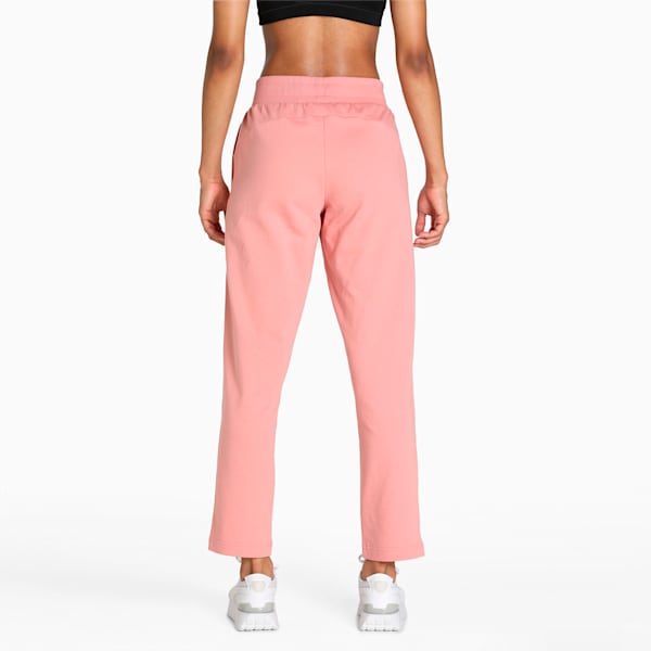 Zippered Women's Regular Fit Camo Graphic Pants, Rosette, extralarge-IND