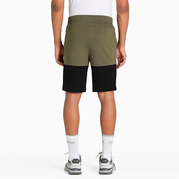 PUMA x one8 Men's Shorts, Dark Green Moss, extralarge-IND