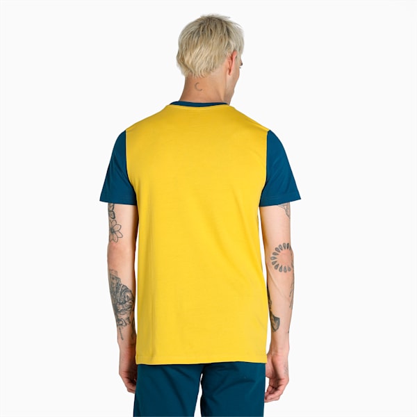 one8 Virat Kohli Color Block Men's T-Shirt, Bamboo