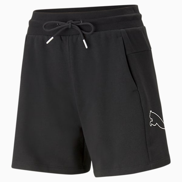 Power Colorblock Women's Regular Fit Shorts, PUMA Black, extralarge-IND
