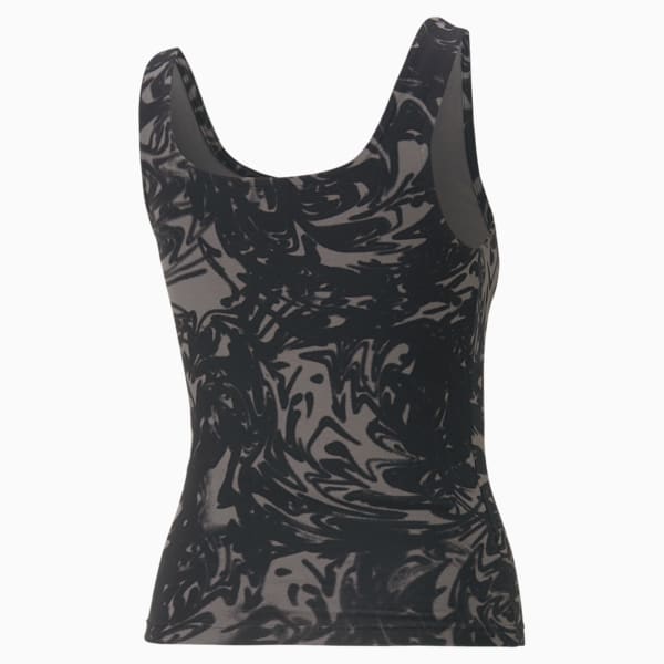 Playera sin mangas estampada PUMA POWER para mujer, PUMA Black, extralarge