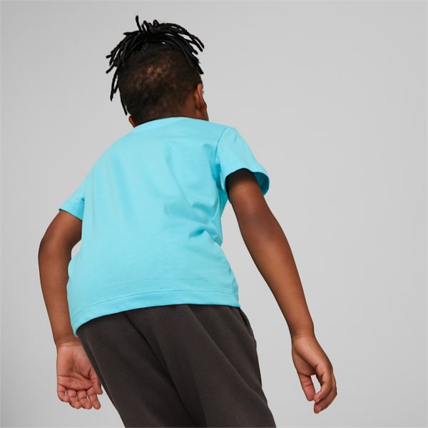 PUMA x SPONGEBOB Logo Kids' T-Shirt, Hero Blue