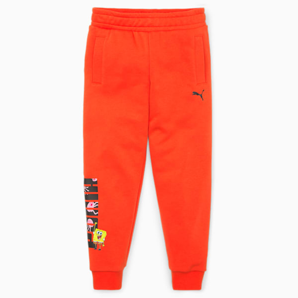 PUMA x SPONGEBOB Kids' Regular Fit Pants, Warm Earth, extralarge-IND