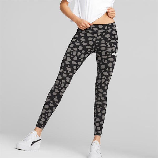 Essentials+ Animal Leggings Women, PUMA Black, extralarge-GBR