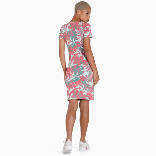 Flower Power Women's Slim Fit Dress, Minty Burst, extralarge-IDN