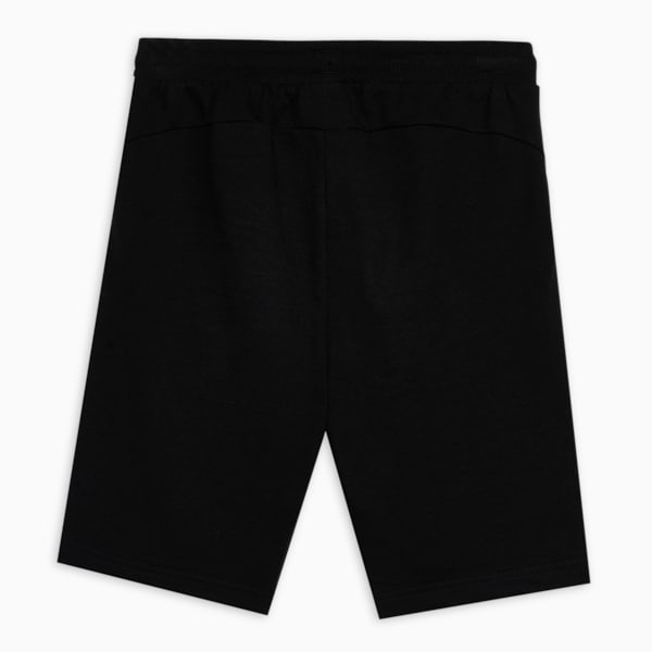 PUMA Graphic Logo Boy's Regular Fit Shorts, PUMA Black, extralarge-IND