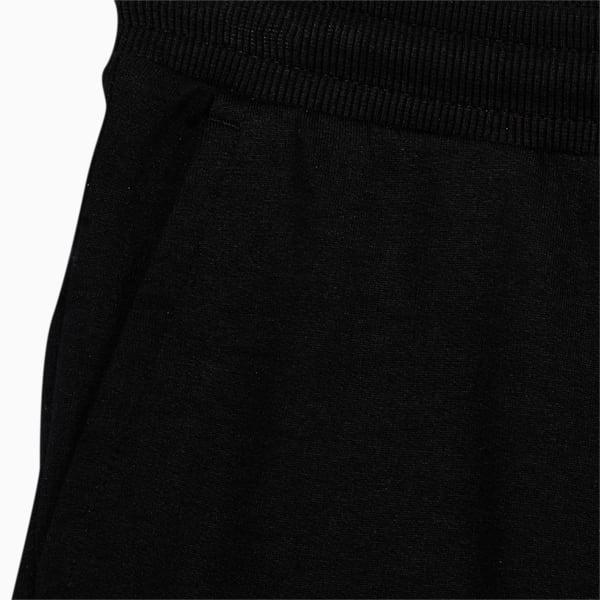 PUMA Graphic Logo Boy's Regular Fit Shorts, PUMA Black, extralarge-IND